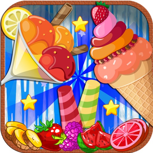 "A ICE Cream Paradise ChefMagic Free Dessert Maker Game For Kids Icon
