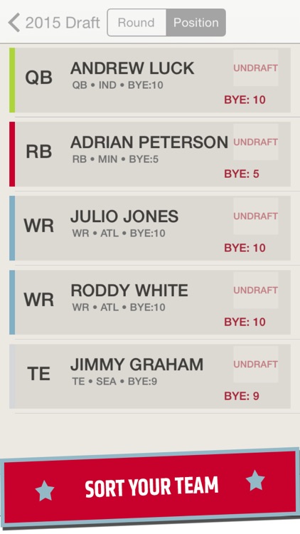 Draft Kit Lab - Fantasy Football 2015 Cheat Sheet & Mock Player Ranking screenshot-4