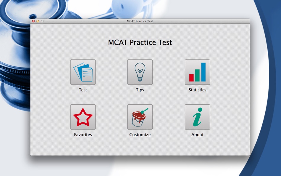 MCAT MCAT. Test apps ru