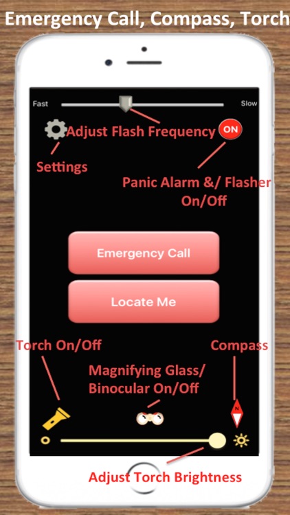 SafetyLight (Safety Light) Premium - Personal Safety, must have for Travelling, Trekking and Camping screenshot-3