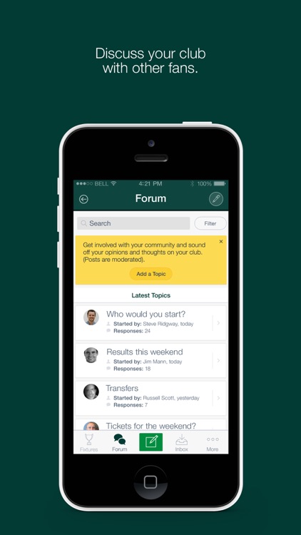 Fan App for Hibernian FC