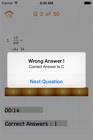 SAT Math II Practical Test screenshot 3