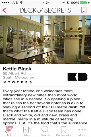 Melbourne Dining Secrets - A Melbourne city dining guide screenshot 4