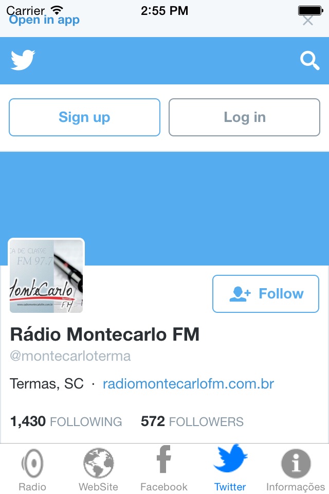 Rádio Montecarlo FM Termas screenshot 2