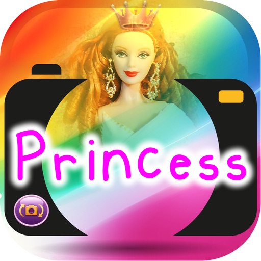 Paint On Photo Princess iOS App