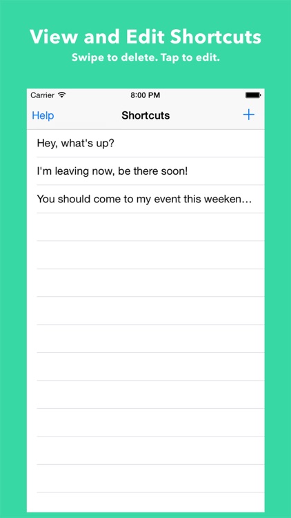 Shortcuts Keyboard - Create and use shortcuts