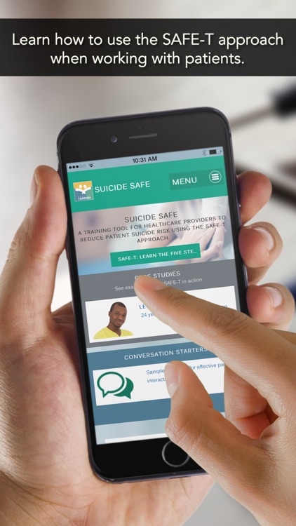 Suicide Safe by SAMHSA ‒ The Suicide Prevention App for Primary Care and Behavioral Health Providers