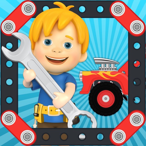 Car Maker Games: Fun Free Simulator Games for Kids Boys & Girls. Build, Make & Play Vehicles