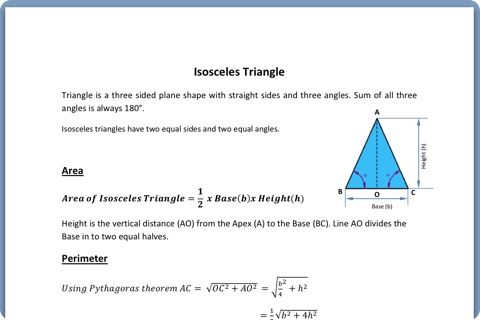 2D Shapes Area and Perimeter Calculator screenshot 2