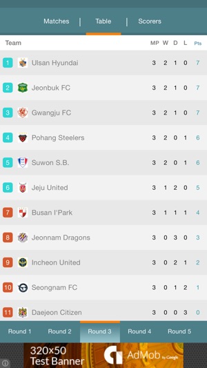 K-League football - live, fixtures, results, standings, stat(圖2)-速報App