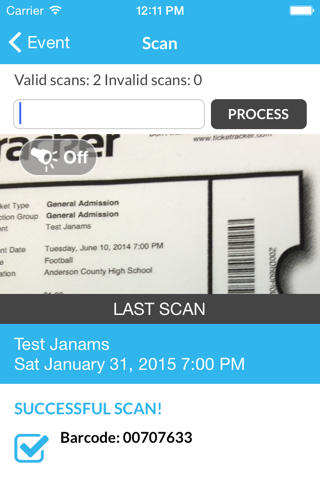 ticketracker scanner screenshot 3