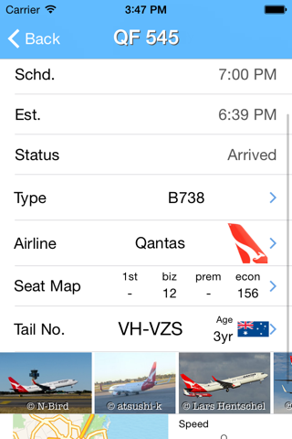 Australia Airport - iPlane Flight Information screenshot 2