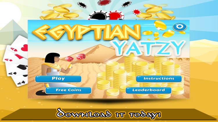 Egyptian Maxi Yatzy FREE - Yahtzee Dice Roller Simulator