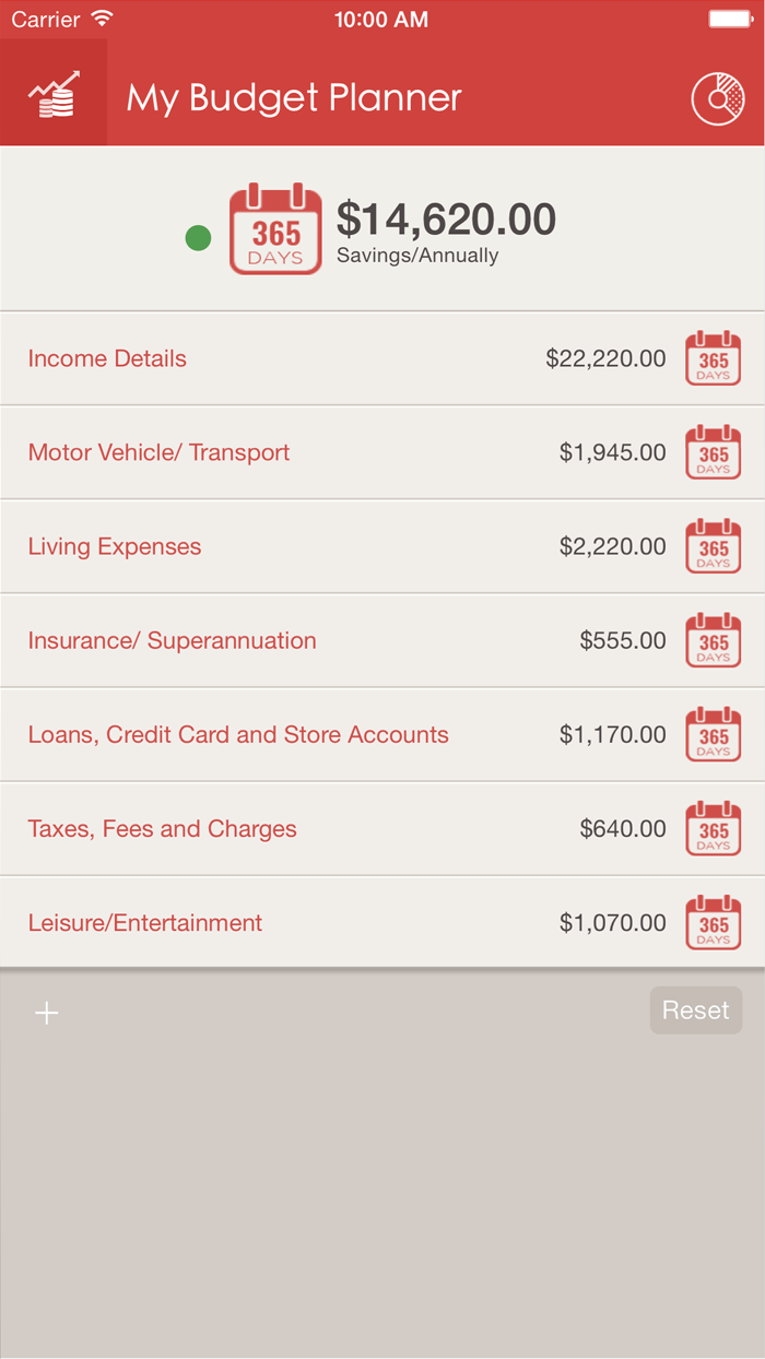 My Budget Planner