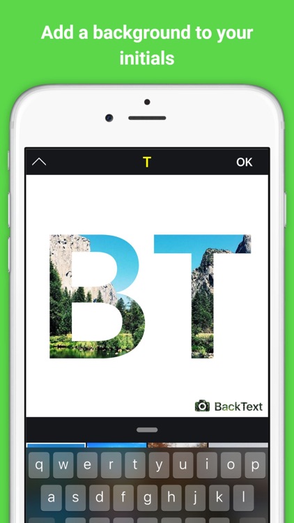 BackText - Photo on Text