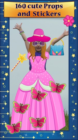 My Princess Photo Booth- Dress up props and stickers editor (圖1)-速報App