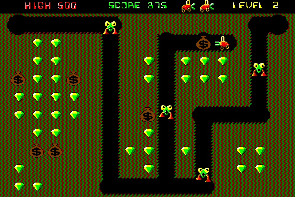 Digger - Classic Arcade screenshot 2