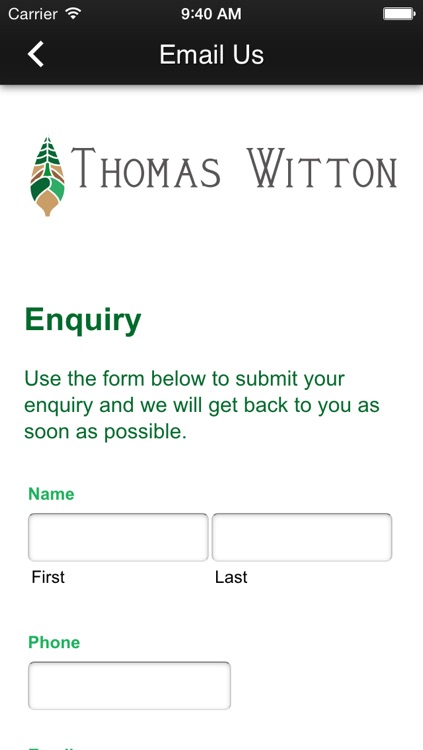 Thomas Witton Carpentry & Joinery