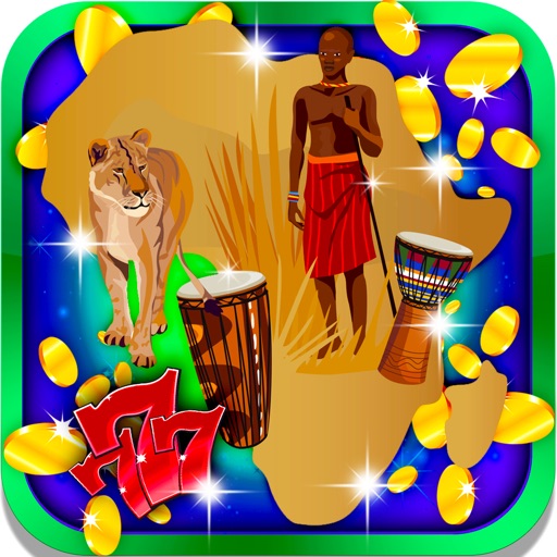 African Paradise Slots: Compete among lions, elephants and tigers and win tons of golden surprises iOS App