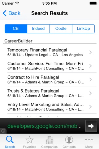 Job Agent screenshot 2
