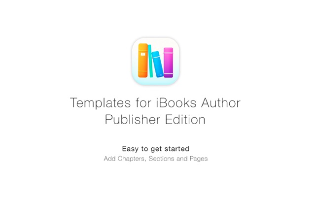 Templates for iBooks Author Publisher Ed