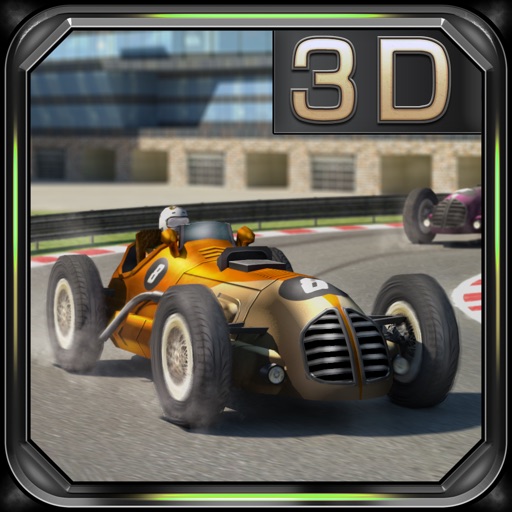 Classic Formula 3D Racing Icon