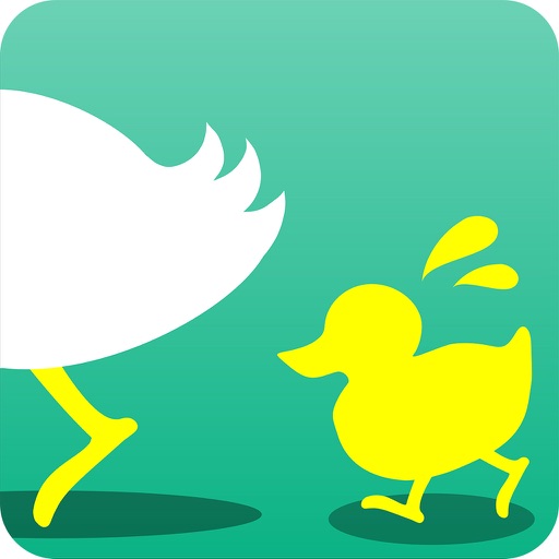 Duckling Walking Icon