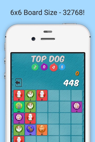 Top Dog 2048 - Multiple Board Sizes and Multiplayer Support screenshot 4