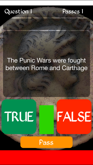 How to cancel & delete True or False - The Roman Empire from iphone & ipad 2