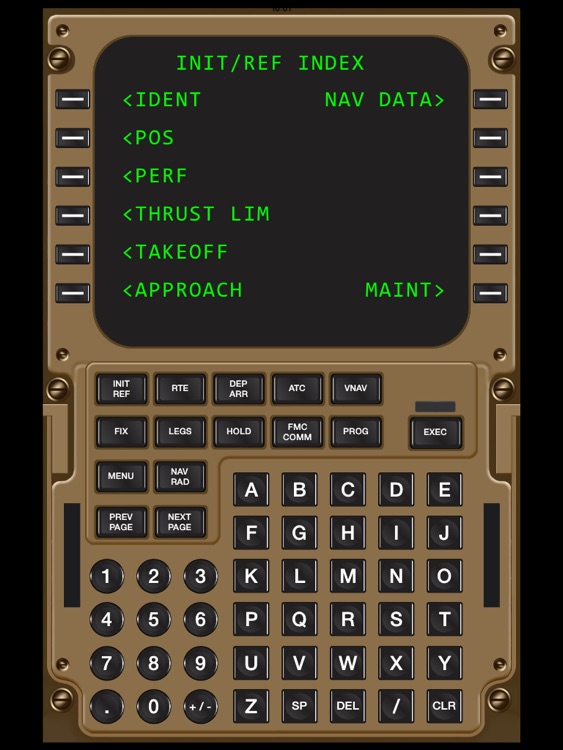 Virtual CDU 747 screenshot-0