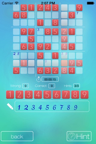 A sleek sudoku game screenshot 2