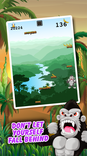 Climbing Ape - Angry Gorilla Jumping Rush FREE(圖4)-速報App