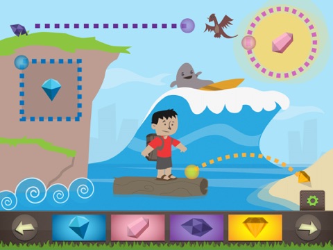 The Great Gem Trace - Free Kids Adventure Game For iPad screenshot 4