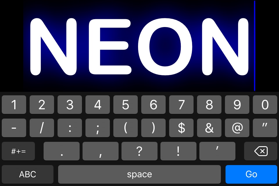 Neon: Big Text screenshot 2
