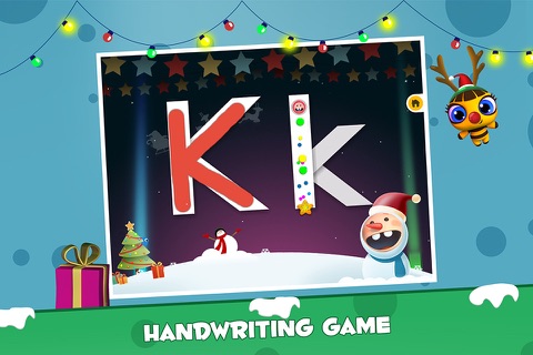 Icky Snow Trace - Learn to trace Upper and Lowercase ABC - Lesson 2 of 3 screenshot 3