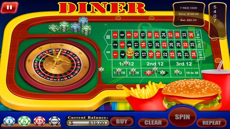 777 Diner Roulette Pro Win Big Jackpot in New Lucky Spins Casino Games screenshot-4