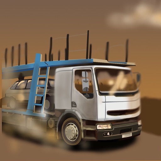 Car Transporter:Lada Delivery Icon