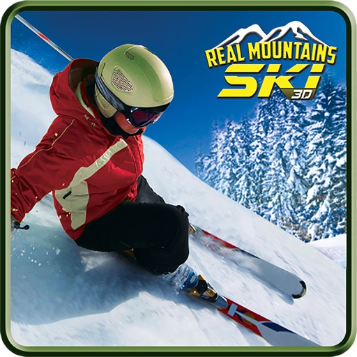Real Mountain Ski Game Icon