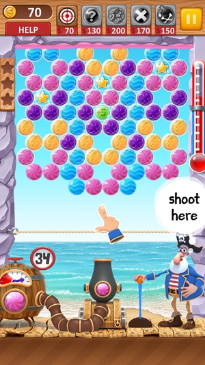 Bubble Shooter Archibald the Pirate(圖2)-速報App