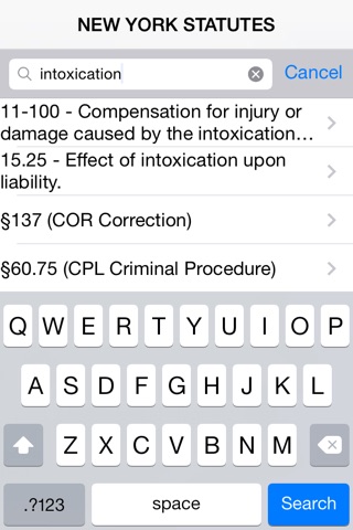 New York Statutes screenshot 2