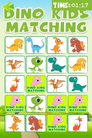 Dinosaurs Card Matching screenshot 2