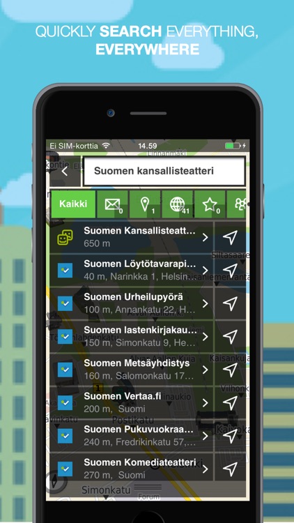NLife Scandinavia Premium - Offline GPS Navigation, Traffic & Maps screenshot-3