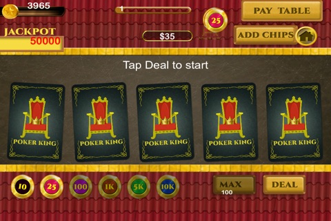 Real Royal Casino Poker King - Ultimate chips betting card game screenshot 2
