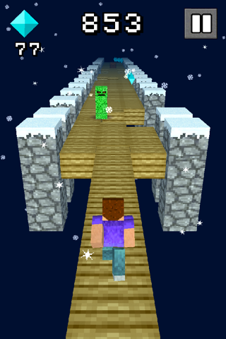 Creeper Run: Frozen Nights screenshot 2