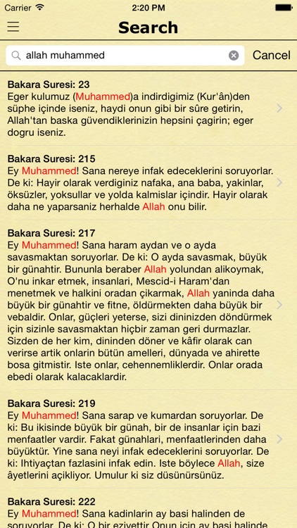 Kuran (Quran in Turkish)