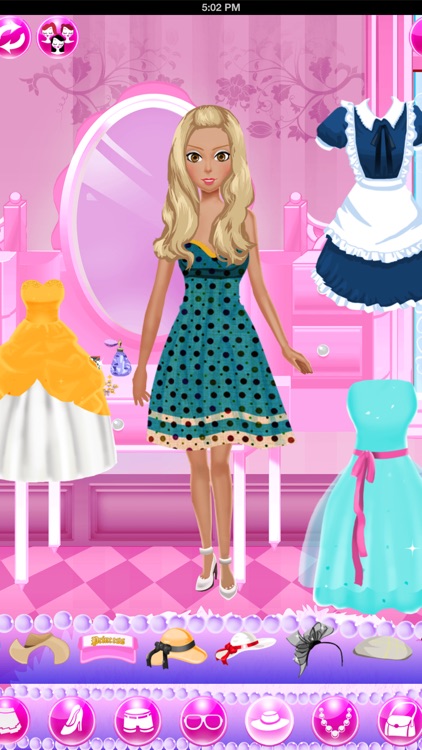 Dress Up Games for Girls & Kids Free - Fun Beauty Salon with fashion, makeover, make up, wedding & princess screenshot-4