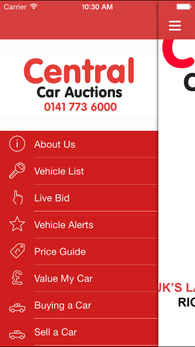 How to cancel & delete Central Car Auctions from iphone & ipad 2