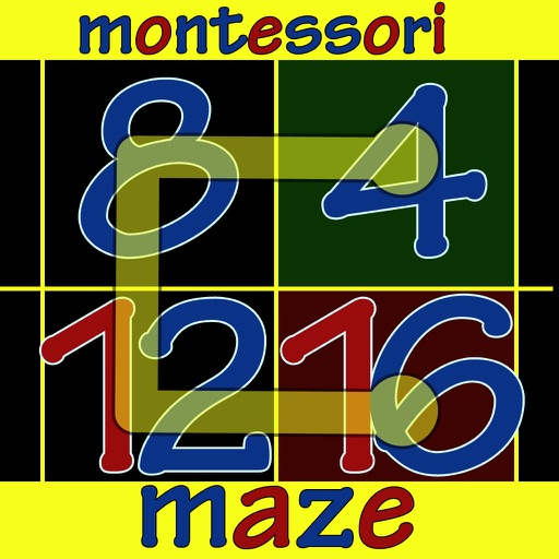 Montessori Numbers Maze Free iOS App