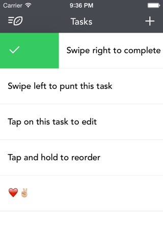 Punt – Simple task list screenshot 3