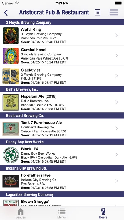 TappedIn - Socially curated beer menus screenshot-4